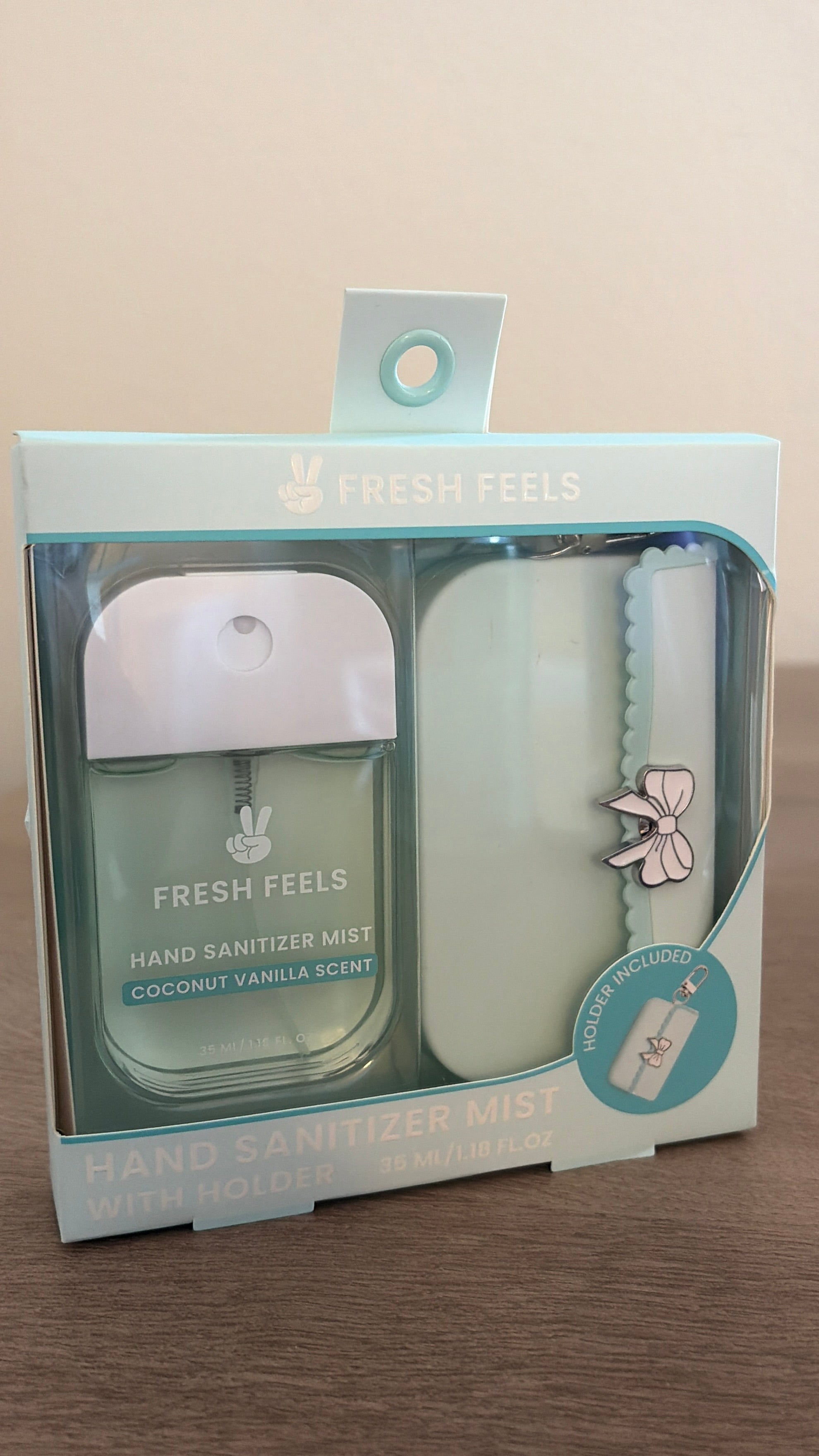 Hand sanitizer coconut vanilla scent